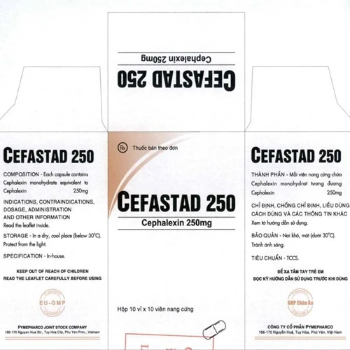 Cefastad 250 - Thuốc điều trị nhiễm khuẩn hiệu quả của Pymepharco