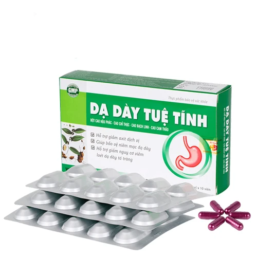 Dạ dày tuệ tĩnh - Hỗ trợ điều trị viêm loét dạ dày, tá tràng