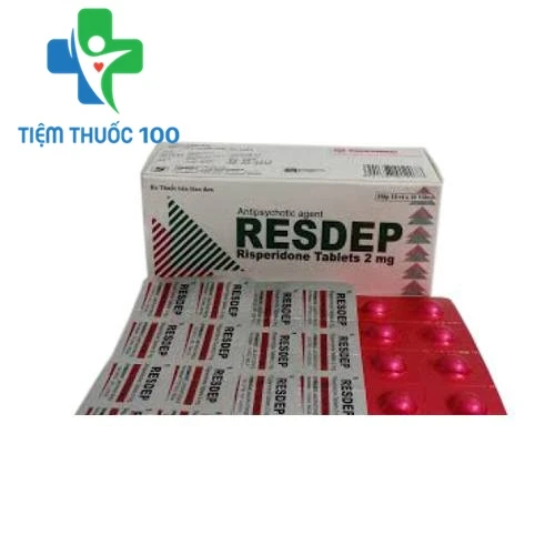 Resdep 2mg - Thuốc điều trị tâm thần phân liệt, trầm cảm của Ấn Độ