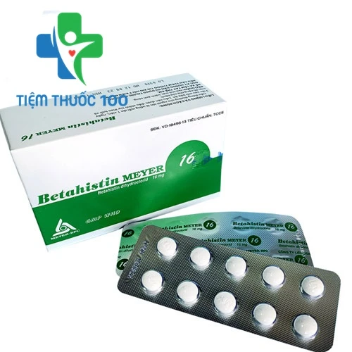 Betahistin Meyer 16 - Thuốc điều trị hội chứng Meniere của Meyer 
