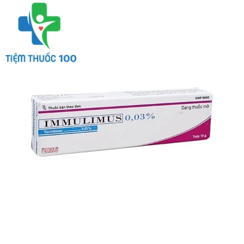 Immulimus 0,03% 10g - Thuốc điều trị bệnh da liễu hiệu quả