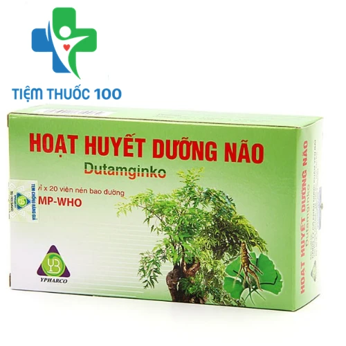 Hoạt huyết dưỡng não Dutamginko - Hỗ trợ điều trị thiểu năng tuần hoàn não