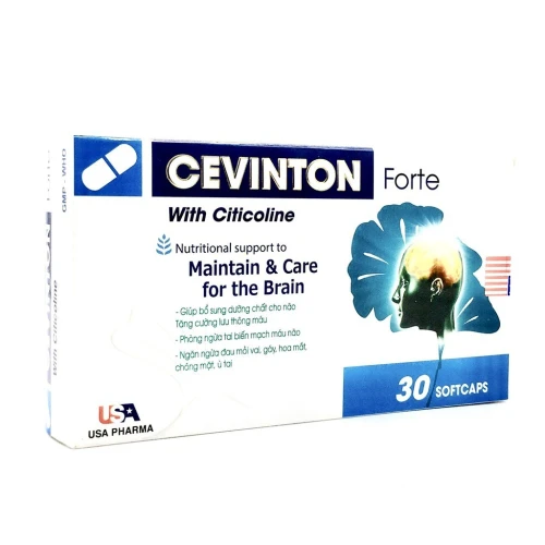 Cevinton USA PHARMA - Hỗ trợ hoạt huyết, bổ não, ngừa tai biến mạch máu não