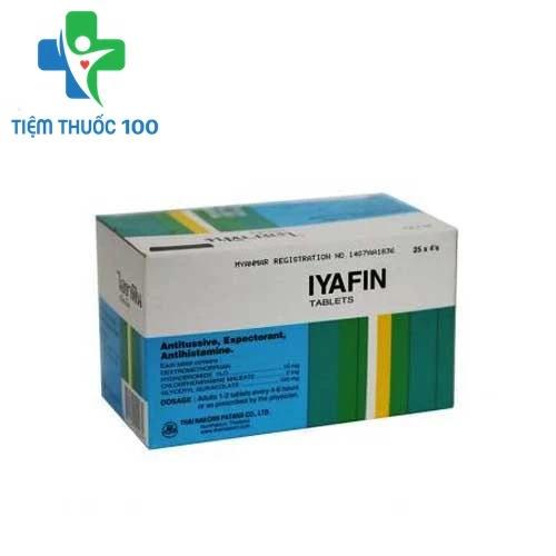 Iyafin viên - Thuốc điều trị các bệnh lý đường hô hấp của Thái Lan