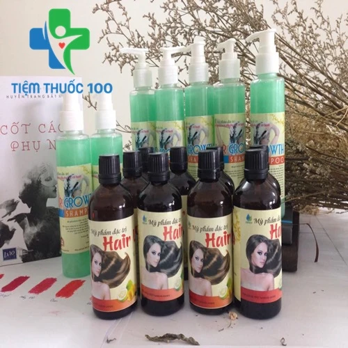 Bộ dầu gội và dầu xả tinh dầu bưởi trị rụng tóc hiệu quả