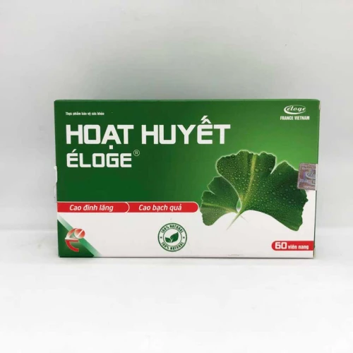 Hoạt huyết Éloge - Hỗ trợ tăng cường trí nhớ, bổ não, giảm hoa mắt chóng mặt