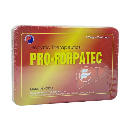 Pro-forpatec - Hỗ trợ bảo vệ gan hiệu quả của Hàn Quốc