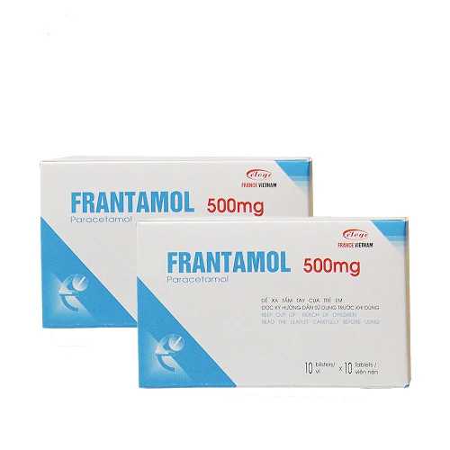 Frantamol 500mg - Thuốc kháng sinh giảm đau, hạ sốt hiệu quả của Éloge