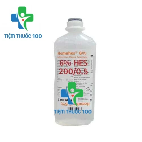 Hemohes 6% Inf.500ml - Dung dịch giúp giãn nở thể tích của máu