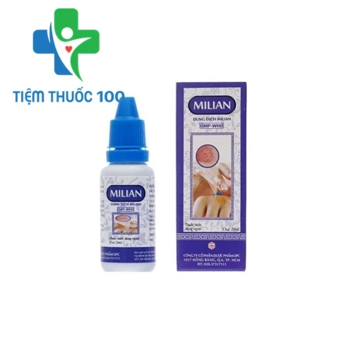 Milian OPC 20ml - Thuốc tím điều trị nhiễm virus ngoài da