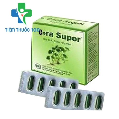 Cera Super - Thuốc điều trị xơ vữa động mạch, giảm mỡ máu, bảo vệ gan