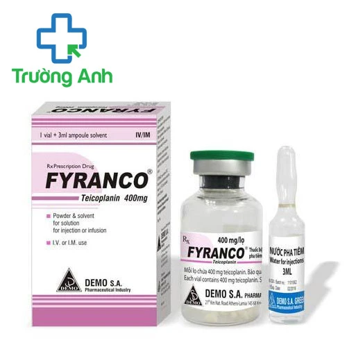 Fyranco 400mg - Thuốc kháng sinh  điều trị nhiễm khuẩn của Hy Lạp