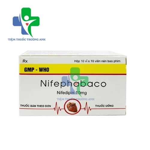 Nifephabaco 10mg - Thuốc điều trị tăng huyết áp hiệu quả