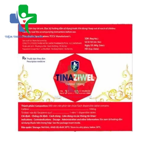 Tinaziwel 100mg Hataphar