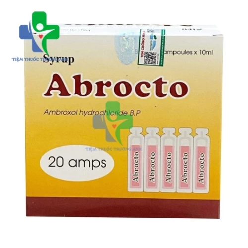 Abrocto Hadiphar (ống 10ml) - Thuốc long đờm hiệu quả