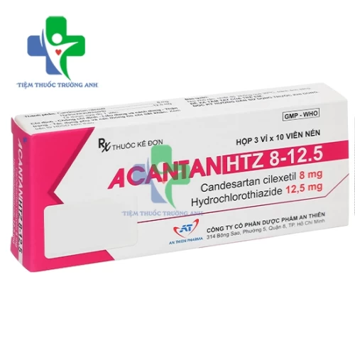Acantan HTZ 8-12.5 An Thiên - Thuốc điều trị tăng huyết áp