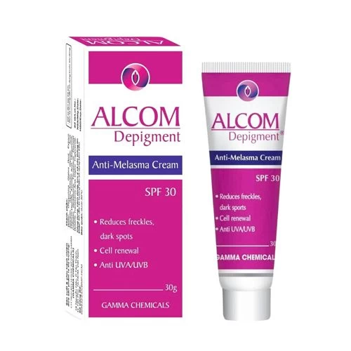 Alcom Depigment SPF 30g - Giúp làm mờ nám và tàn nhang