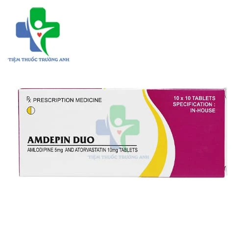 Amdepin Duo Cadila - Thuốc điều trị tăng huyết áp