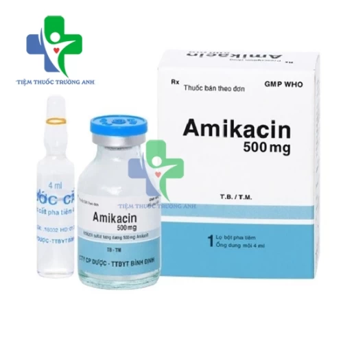 Amikacin 500mg Bidiphar - Điều trị nhiễm khuẩn đường hô hấp trên