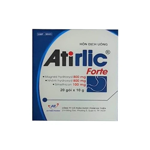 Atirlic forte - Thuốc điều trị viêm loét dạ dày, tá tràng hiệu quả