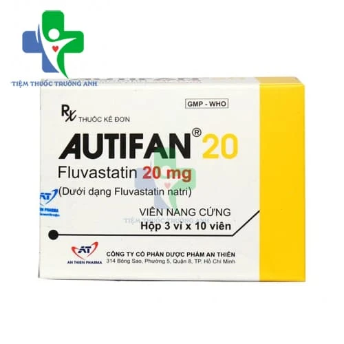 Autifan 20 An Thiên - Thuốc điều trị rối loạn lipid huyết