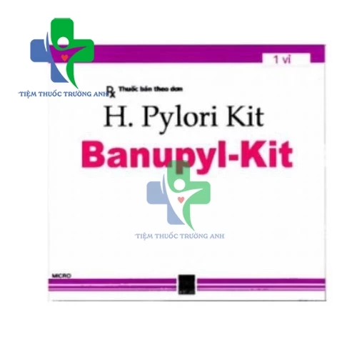 Banupyl kit - Thuốc điều trị viêm loét dạ dày, tá tràng của Ấn Độ