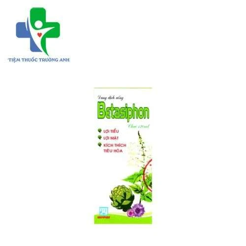 Betasiphon (chai 120ml) Nadyphar - Điều trị bệnh về gan mật và thận