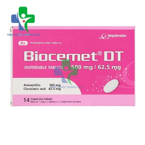 Biocemet DT 500mg/62,5mg Imexpharm