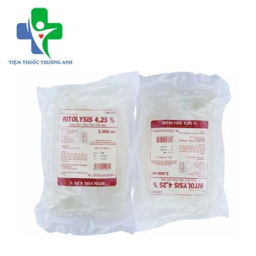 Bitolysis 4,25% Bidiphar - Dung dịch thẩm phân phúc mạc cho bệnh nhân suy thận mạn
