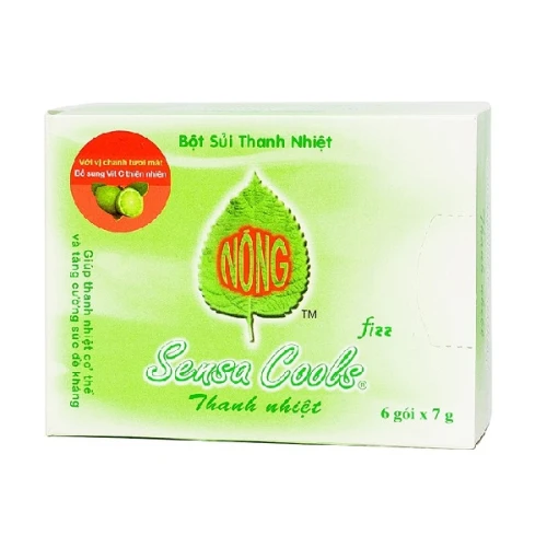 Bột Sủi Thanh Nhiệt Sensa Cools 6 Gói