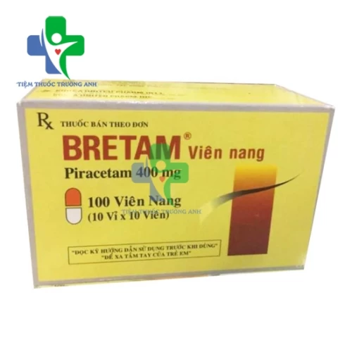 Bretam 400mg - Thuốc điều trị suy giảm trí nhớ của Hàn Quốc
