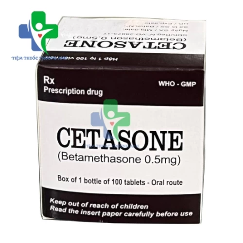 Cetasone 0,5mg - Thuốc chống viêm hiệu quả