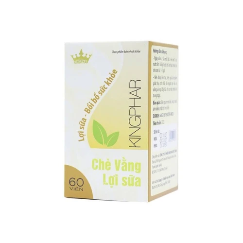 Chè Vằng Lợi Sữa Kingphar 60 Viên