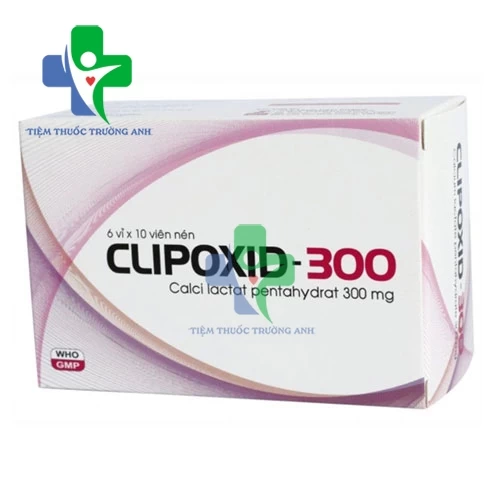 Clipoxid-300 Davipharm - Thuốc bổ sung canxi