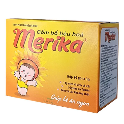 Cốm Bổ Tiêu Hóa Merika - Bổ sung men vi sinh cho bé hiệu quả