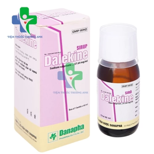 Dalekine 57,64mg/ml Danapha (60ml) - Thuốc điều trị động kinh dạng uống