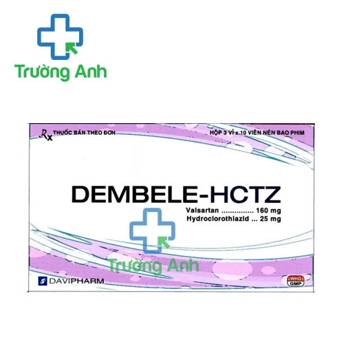 Dembele-HCTZ Davipharm - Điều trị tăng huyết áp, suy tim