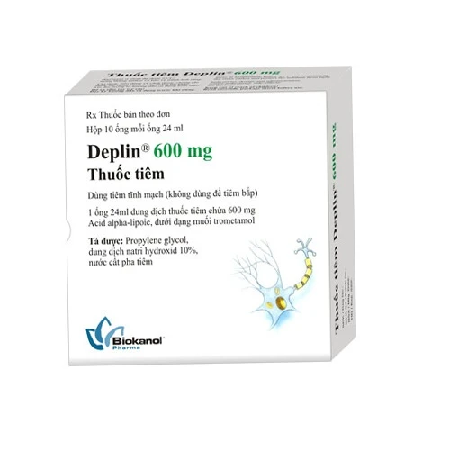 Deplin 600mg/10ml - Thuốc tiêm tĩnh mạch