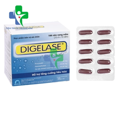 Digelase Hộp 100 Viên SPM - Hỗ trợ tăng cường tiêu hóa hiệu quả