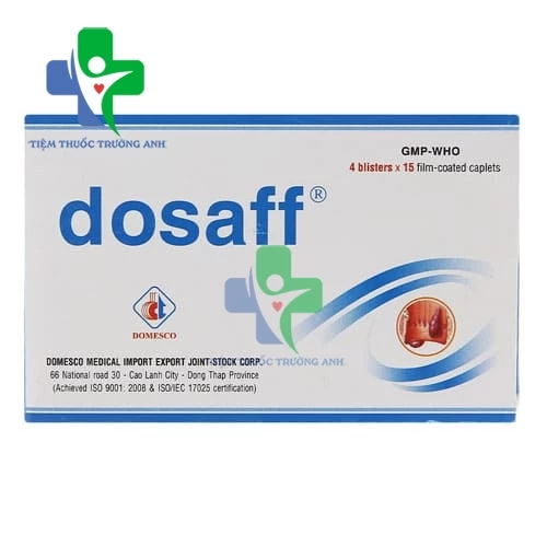 Dosaff Domesco - Điều trị triệu chứng liên quan tới cơn trĩ cấp