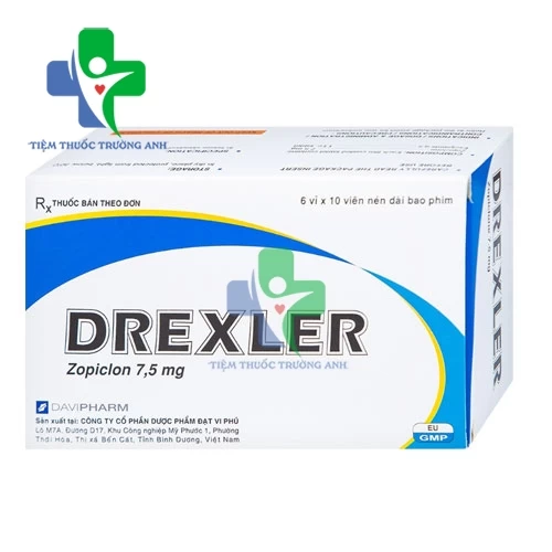 Drexler 7.5mg - Thuốc điều trị rối loạn giấc ngủ của Davipharm