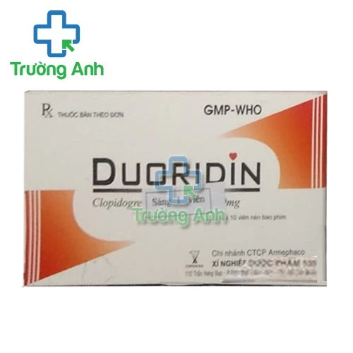 Duoridin Armephaco - Giảm các biến cố huyết khối do xơ vữa