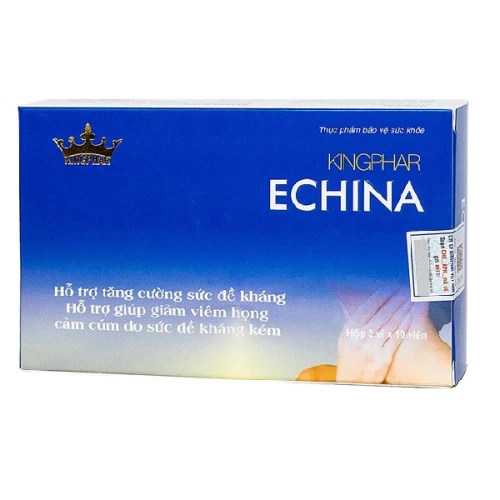 Viên Uống Hỗ Trợ Điều Trị Viêm Họng Echina Kingphar 30 Viên
