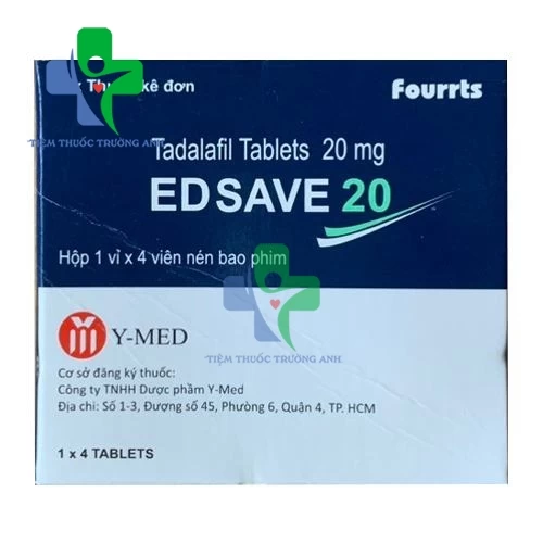 EDSAVE 20 - Thuốc điều trị rối loạn cương dương của Ấn Độ