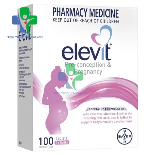 Elevit - Hỗ trợ bổ sung vitamin và khoáng chất cho bà bầu