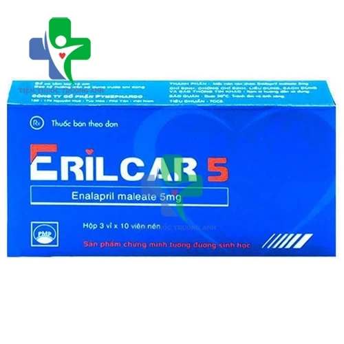 Erilcar 5 - Thuốc điều trị tăng huyết áp hiệu quả