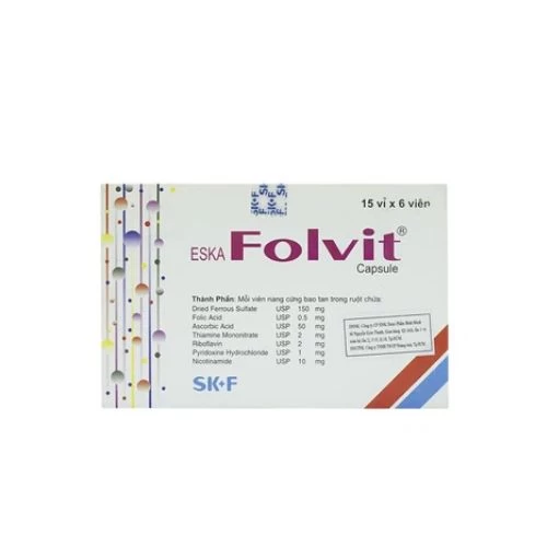 Eskafolvit Capsule - Thuốc điều trị thiếu máu do thiếu sắt hiệu quả