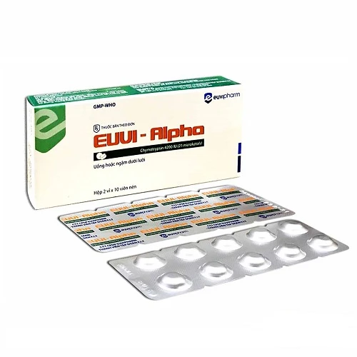 Euvi - Alpha - Thuốc hỗ trợ kháng viêm, chống phù nề hiệu quả