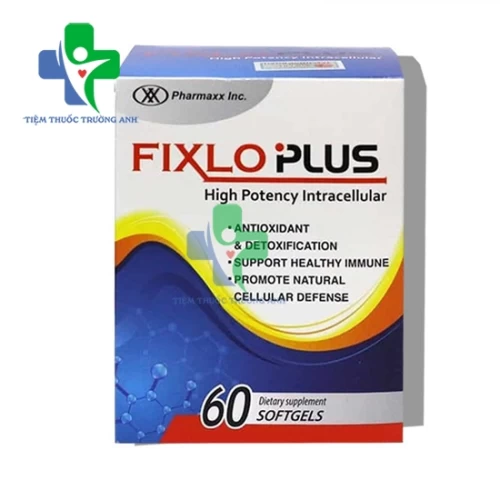 Fixlo Plus - Thuốc chống oxi hóa, tăng cường miễn dịch, giải độc gan hiệu quả