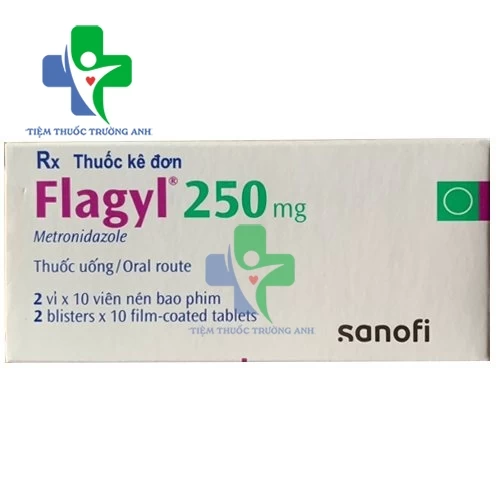 Flagyl 250mg Sanofi - Tiêu diệt các nhóm vi khuẩn